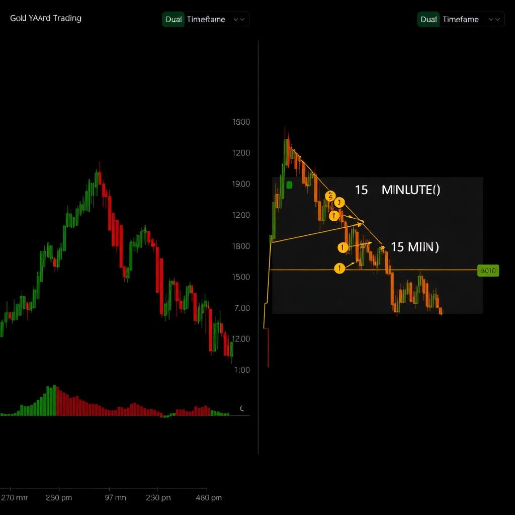 Best Timeframes for ICT/SMC Gold Trading: 1H + 15M Confluence