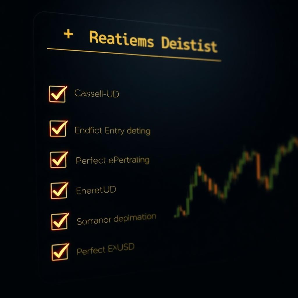 A+ Setup Checklist: 8 Points Institutional Traders Confirm Before Entry